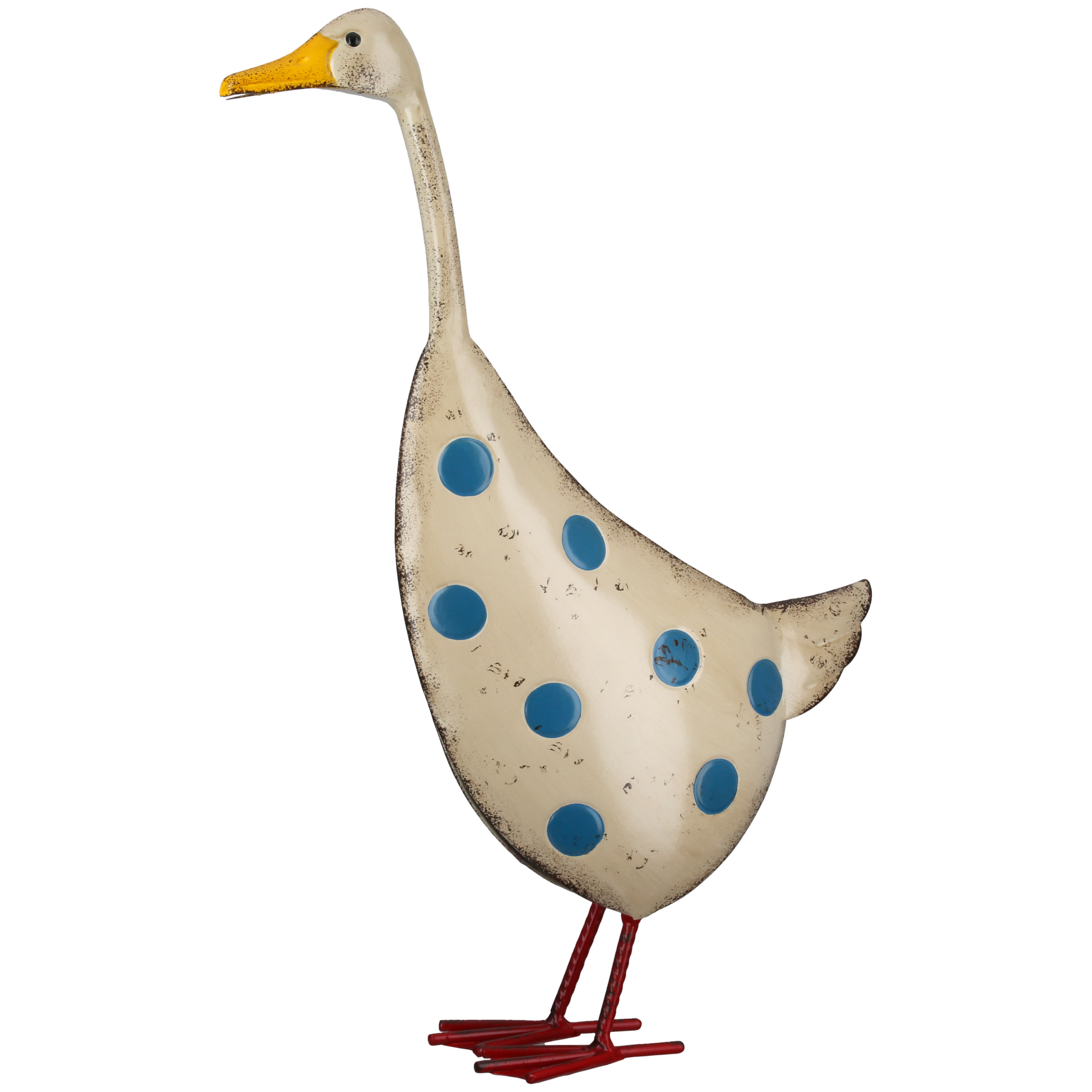 Dekofigur Gans Olav 42cm Metall