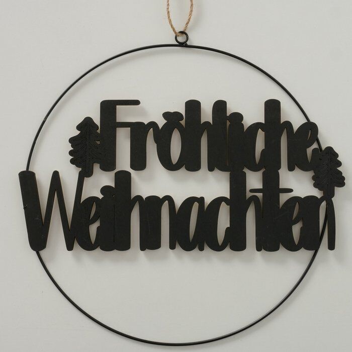 Dekohänger Oslo Fröhliche Weihnachten 38cm