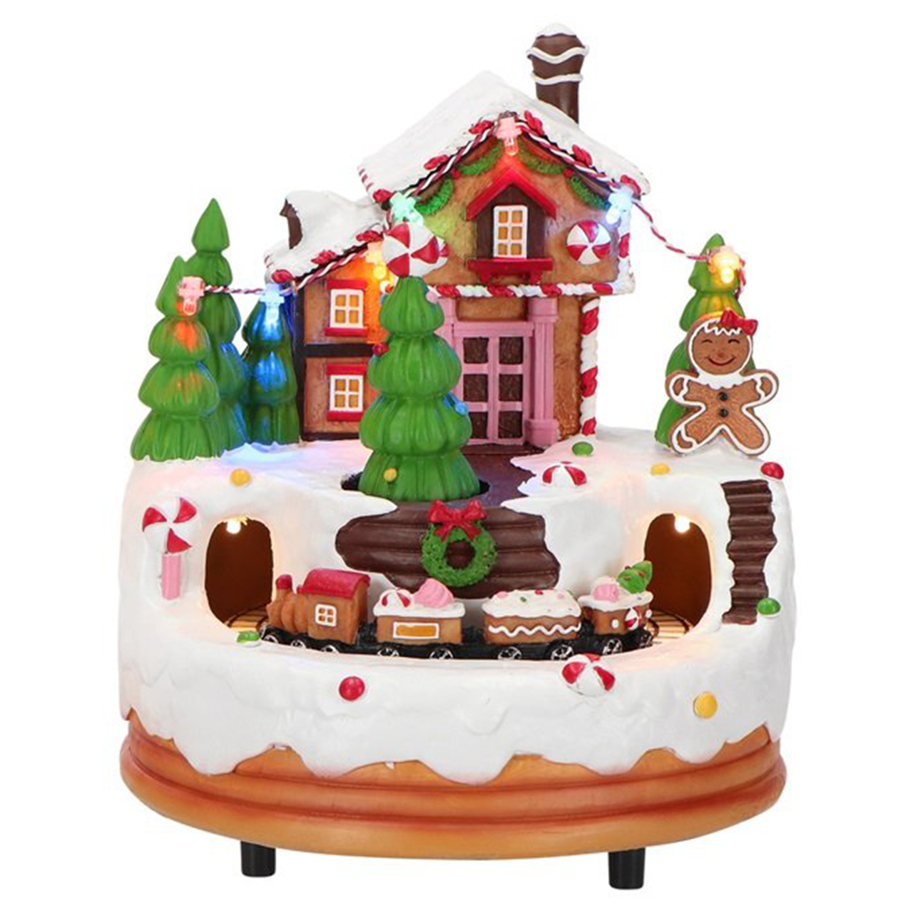 Gingerbread Candy House Train LED animiert Variante 2 Gingerbread Candy House Train LED animiert Variante 2