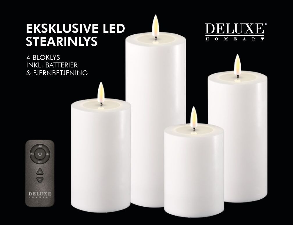 RF-GIFTBOX-0001 Giftbox Stumpenkerzen LED weiß
