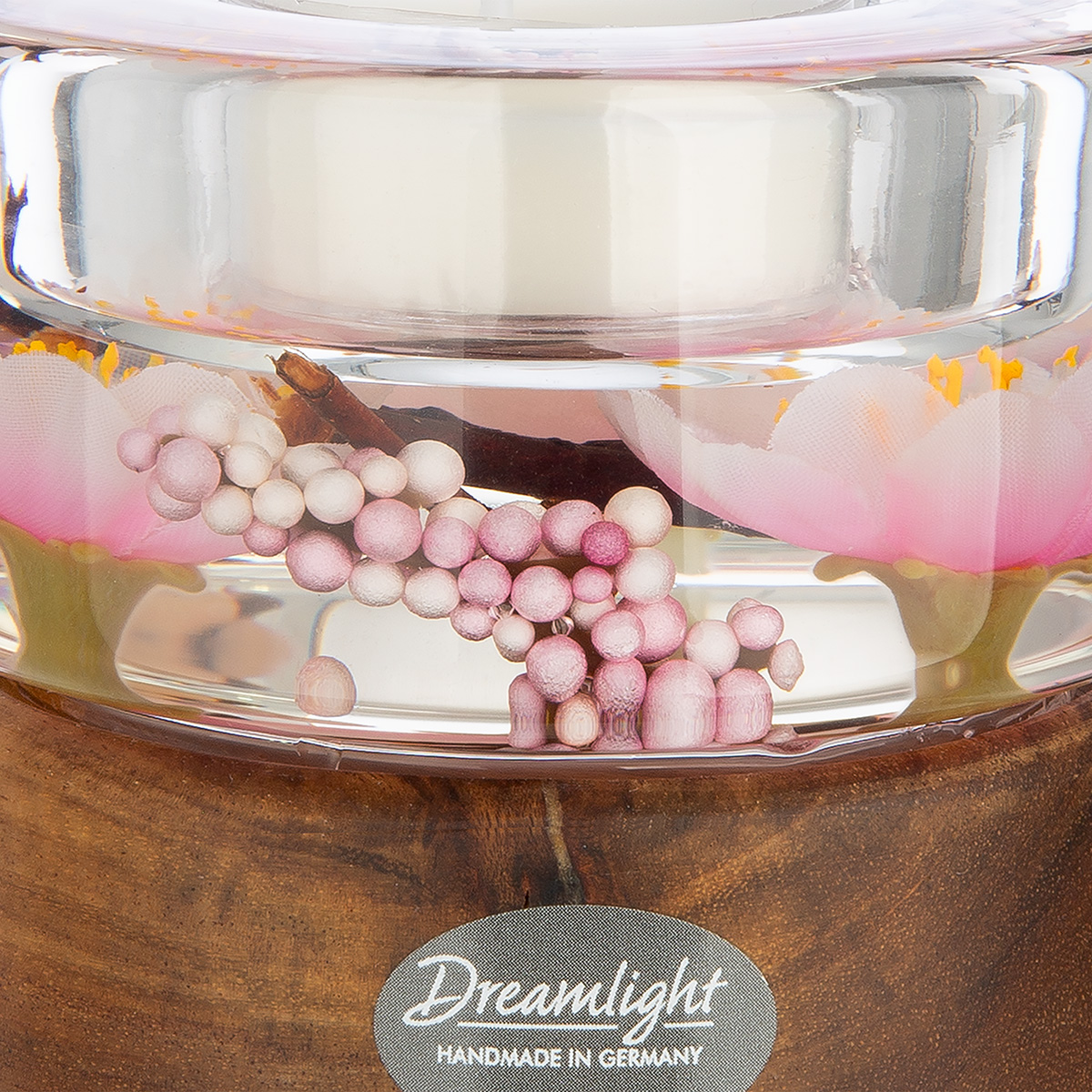 Dreamlight Teelichtleuchter Colum Smart - Hanamy auf Holzbasis Dreamlight Teelichtleuchter Colum Smart - Hanamy auf Holzbasis