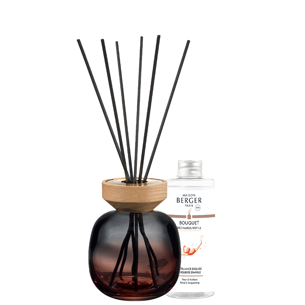 Sprudelnde Lebensfreude - Wood Gris-Rouge Raumduft Diffuser