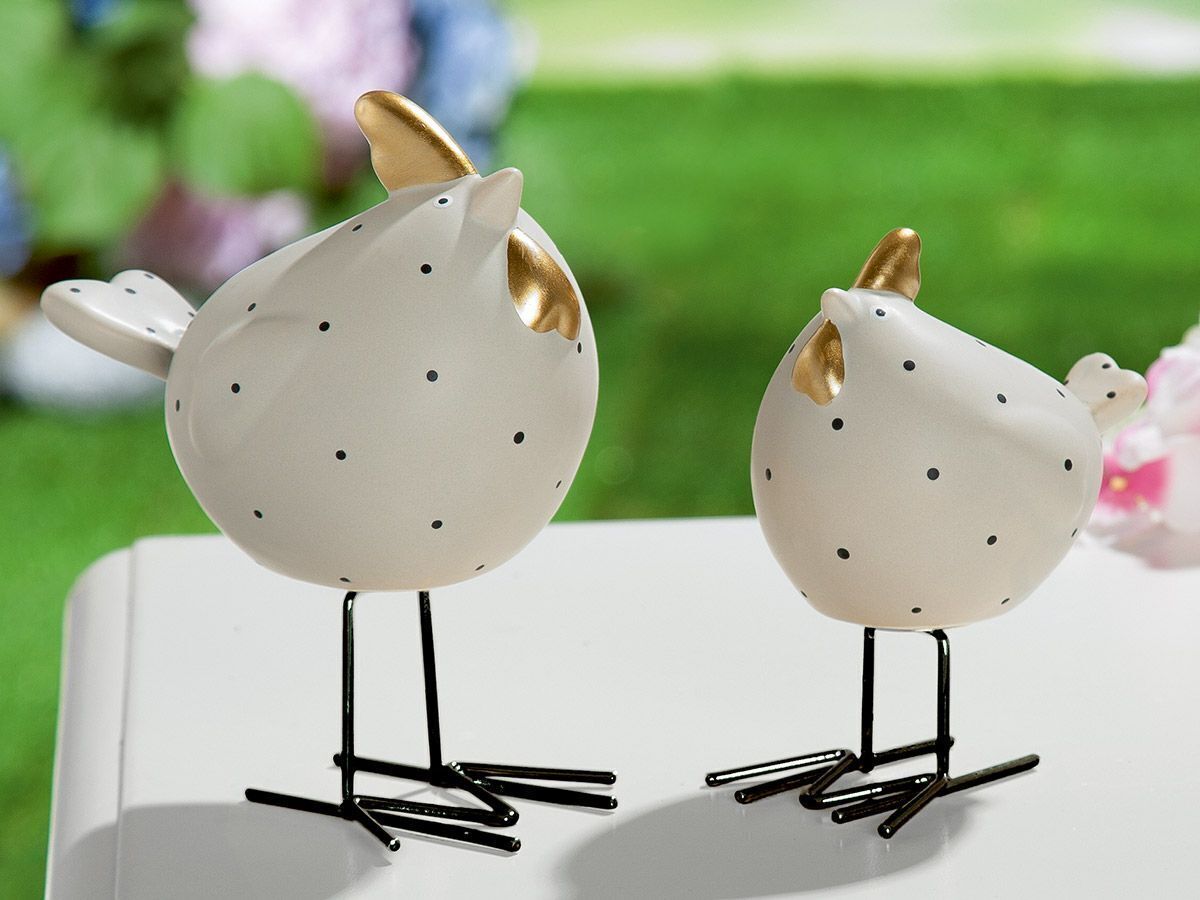 20607_2 Deko Huhn Punto 13cm