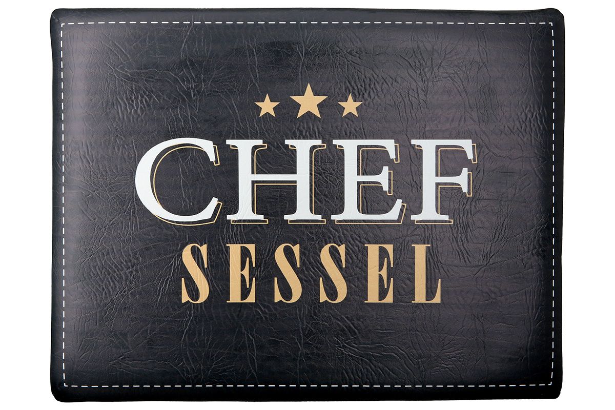 Sitzpolster "Chef Sessel" schwarz Sitzpolster "Chef Sessel" schwarz