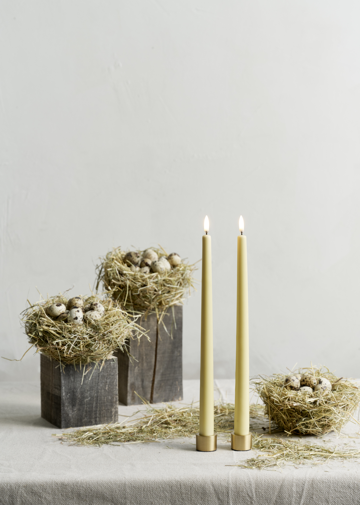 Uyuni Tafelkerzenhalter Light matte brass 2 Stück Uyuni Tafelkerzenhalter Light matte brass 2 Stück