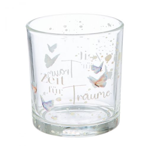 Windlicht Schmetterlingstanz 8cm Variante 2 Pokal, Krug, Glas, Töpferei, Vase