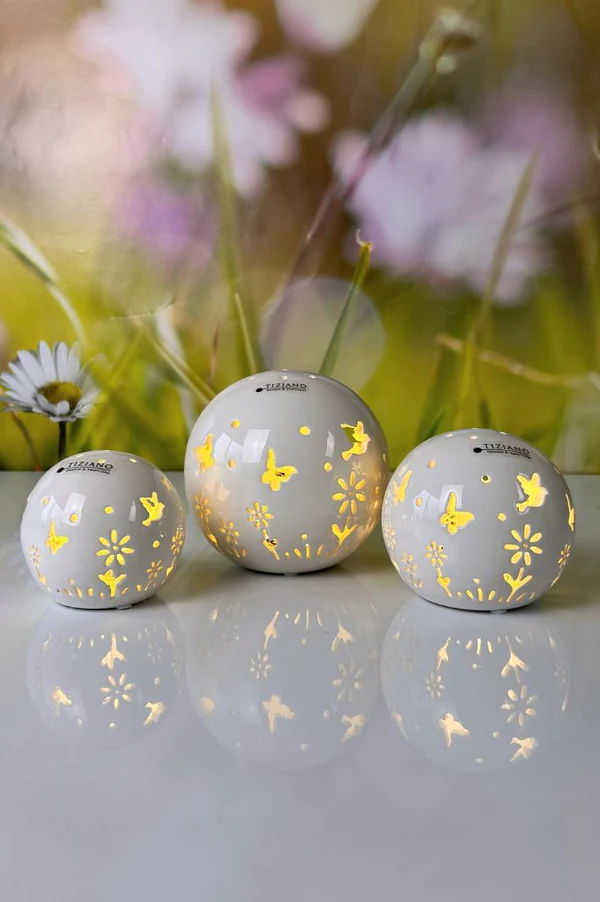 Lichtkugel Polline 18cm LED cremeweiß Lichtkugel Polline 18cm LED cremeweiß