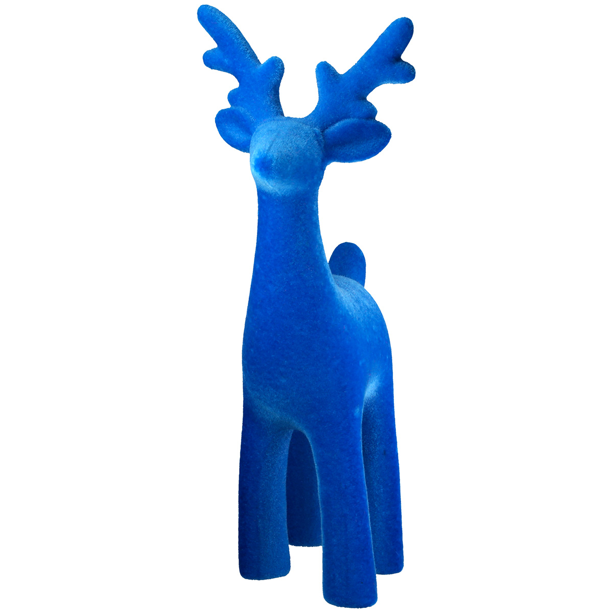 Dekofigur Hirsch Poppy blau Plüschfigur, Reh Form, blau, Kuscheltier, Figurenspielzeug