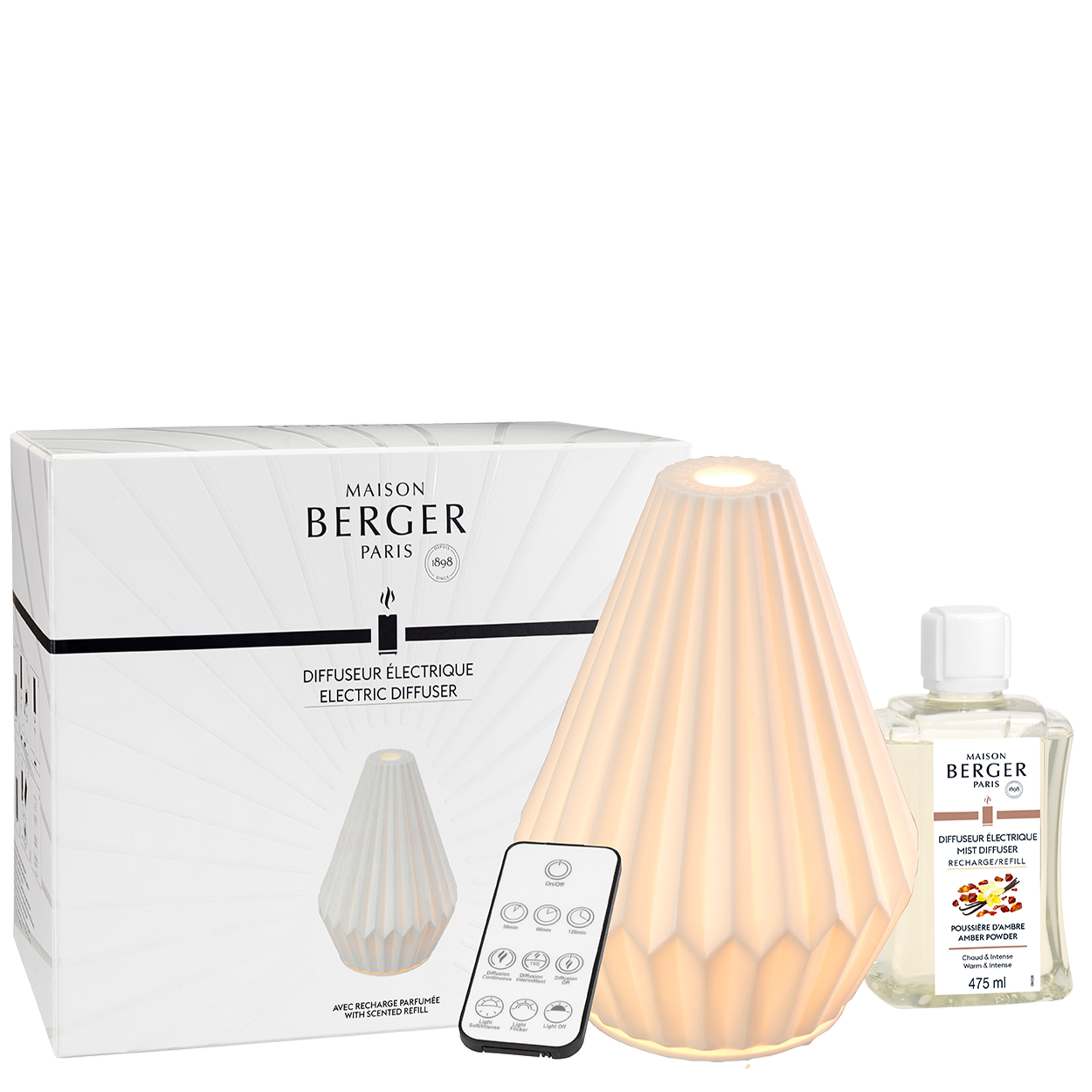 CÔNE - Pudriger Amber Elektrischer Aroma Diffuser