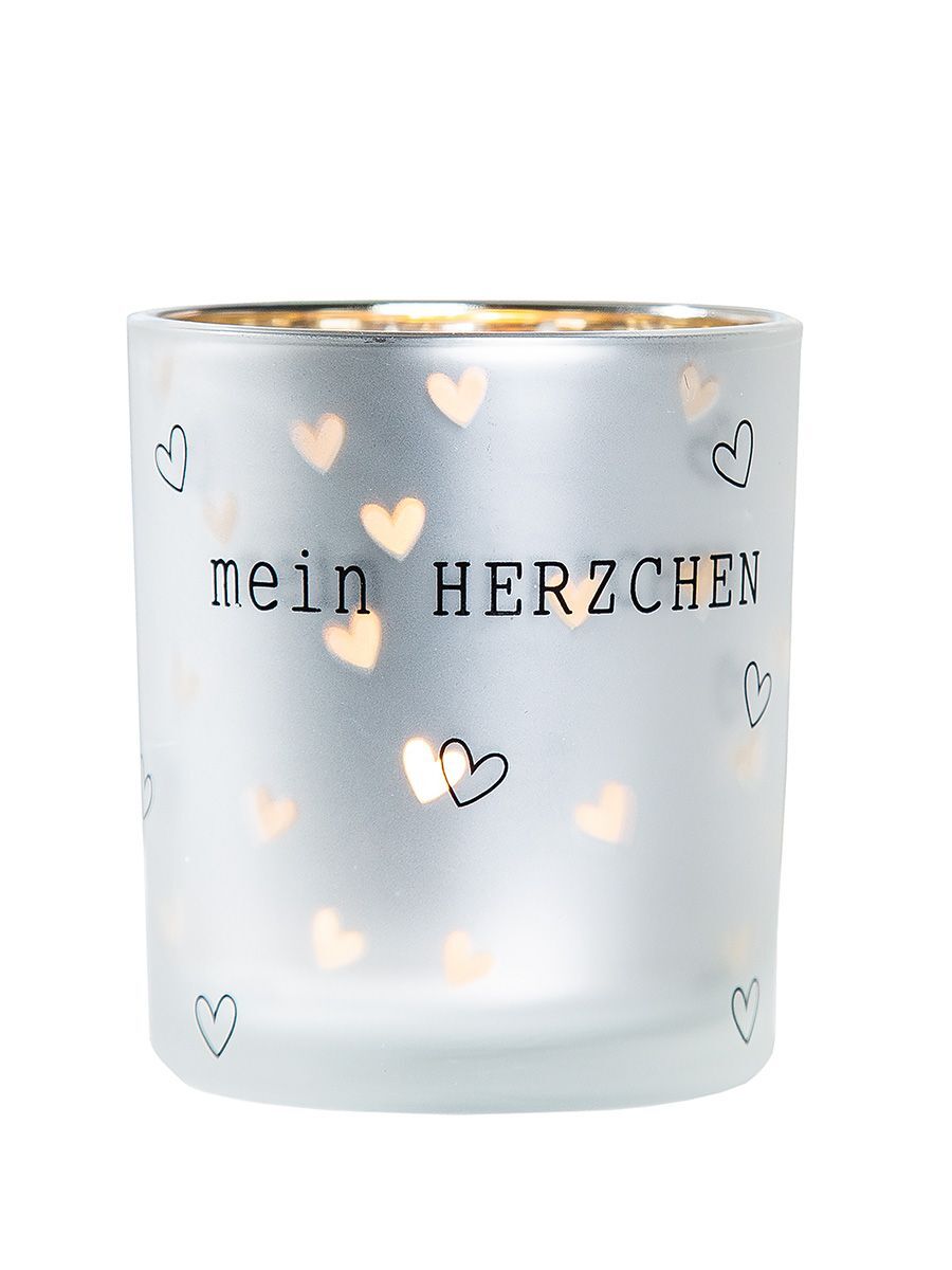 27551_1 Windlicht Mein Herzchen 8cm silber