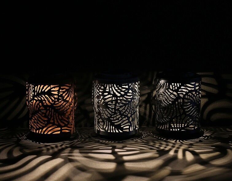 Solar Laterne Daley LED schwarz