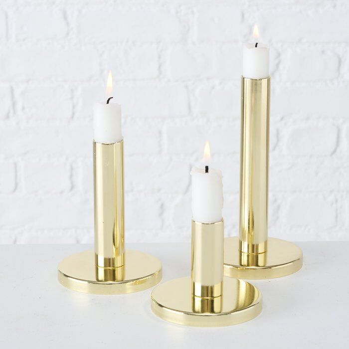 Detailbild-ZJoHF-Ao-large Kerzenleuchter-Set Malko gold