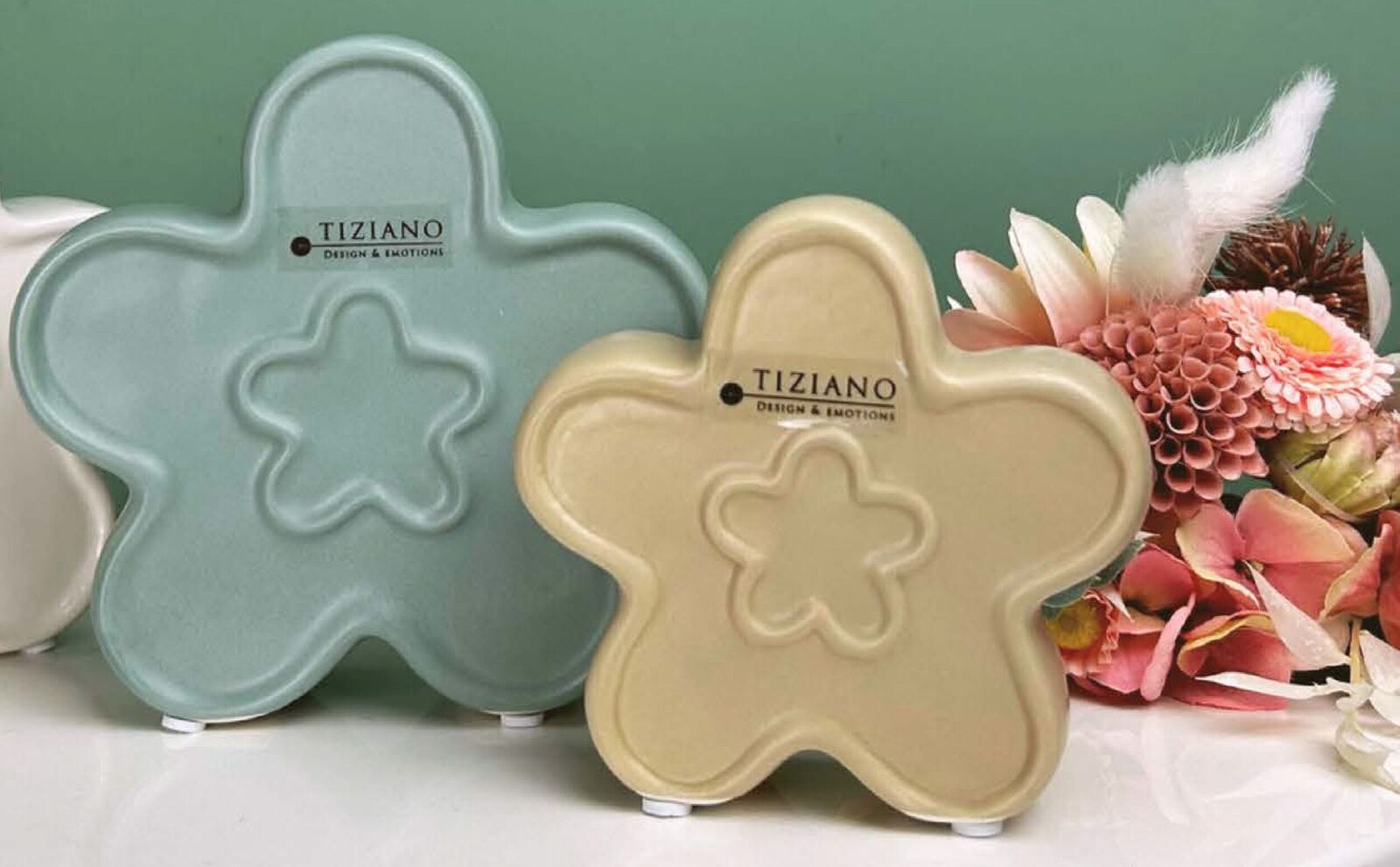 Vittoria1 Dekoblume Vittoria 9cm Laguna