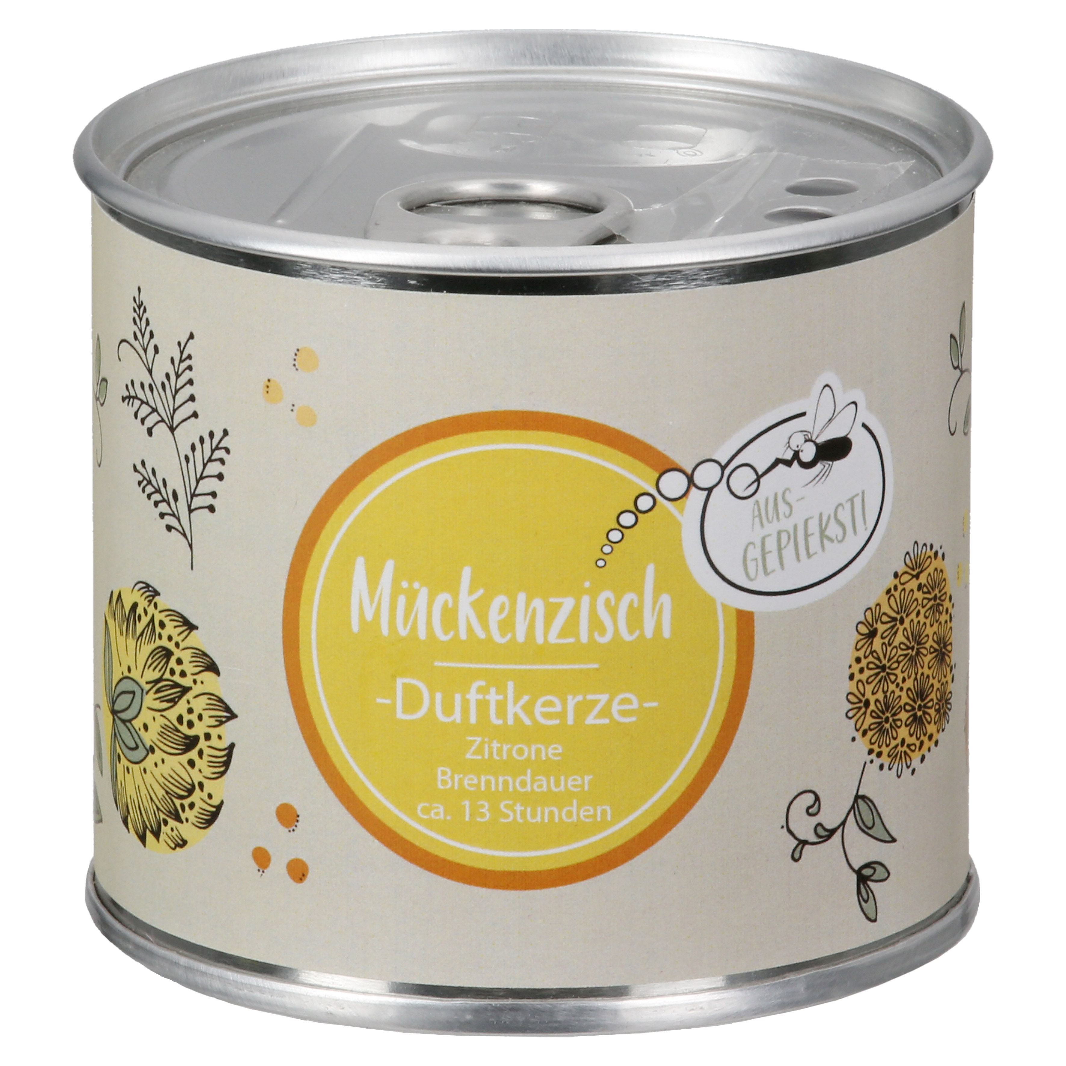 Kerzendose Bauerngarten - Anti Mücke Variante 1