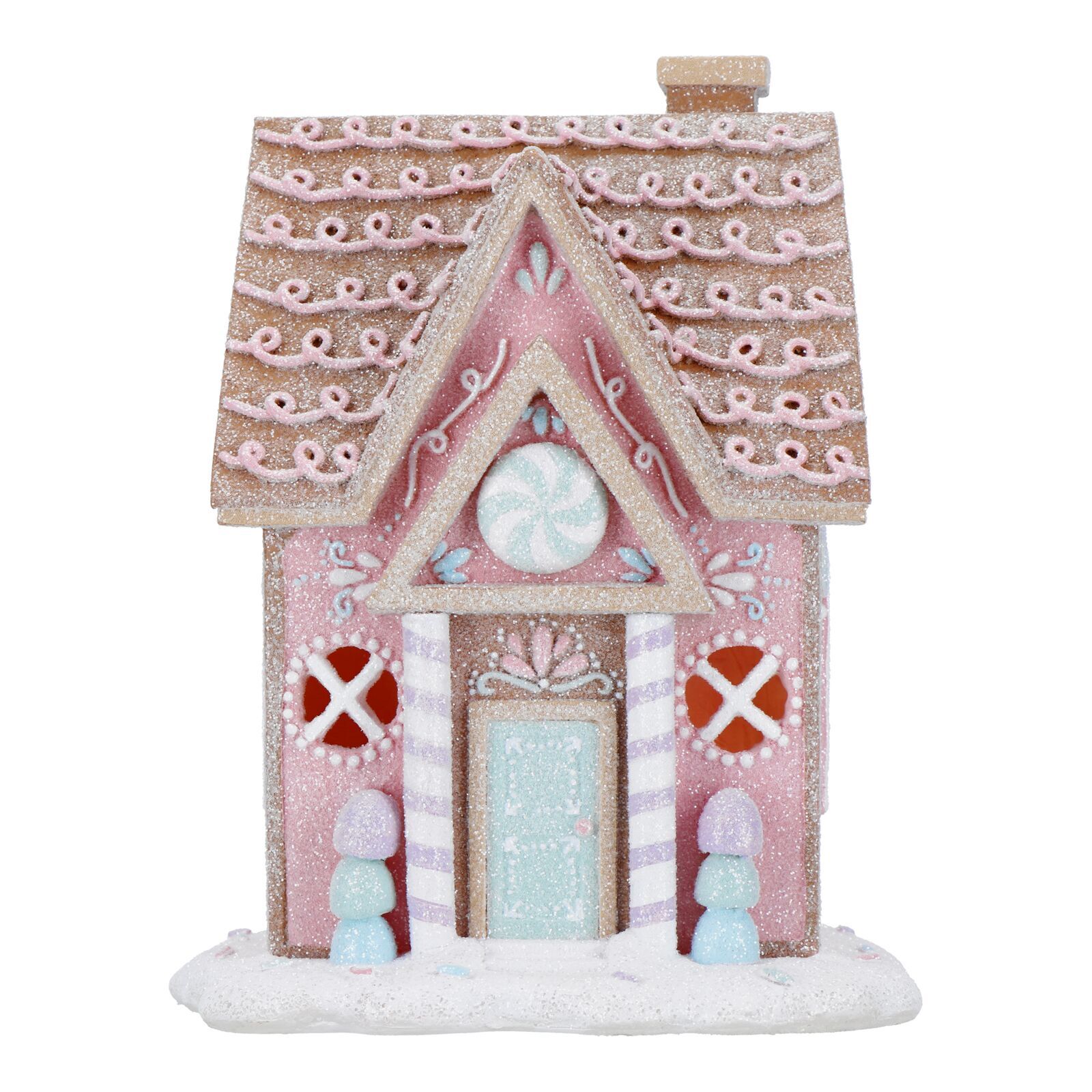 Gingerbread Lebkuchenhaus rosa
