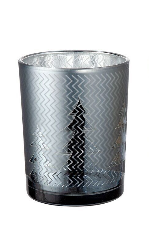 24991_1_1grau Windlicht Sternstunden grau 12,5cm