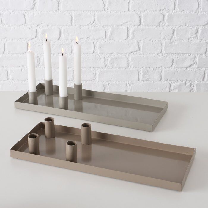 Kerzenleuchter Rimalh braun