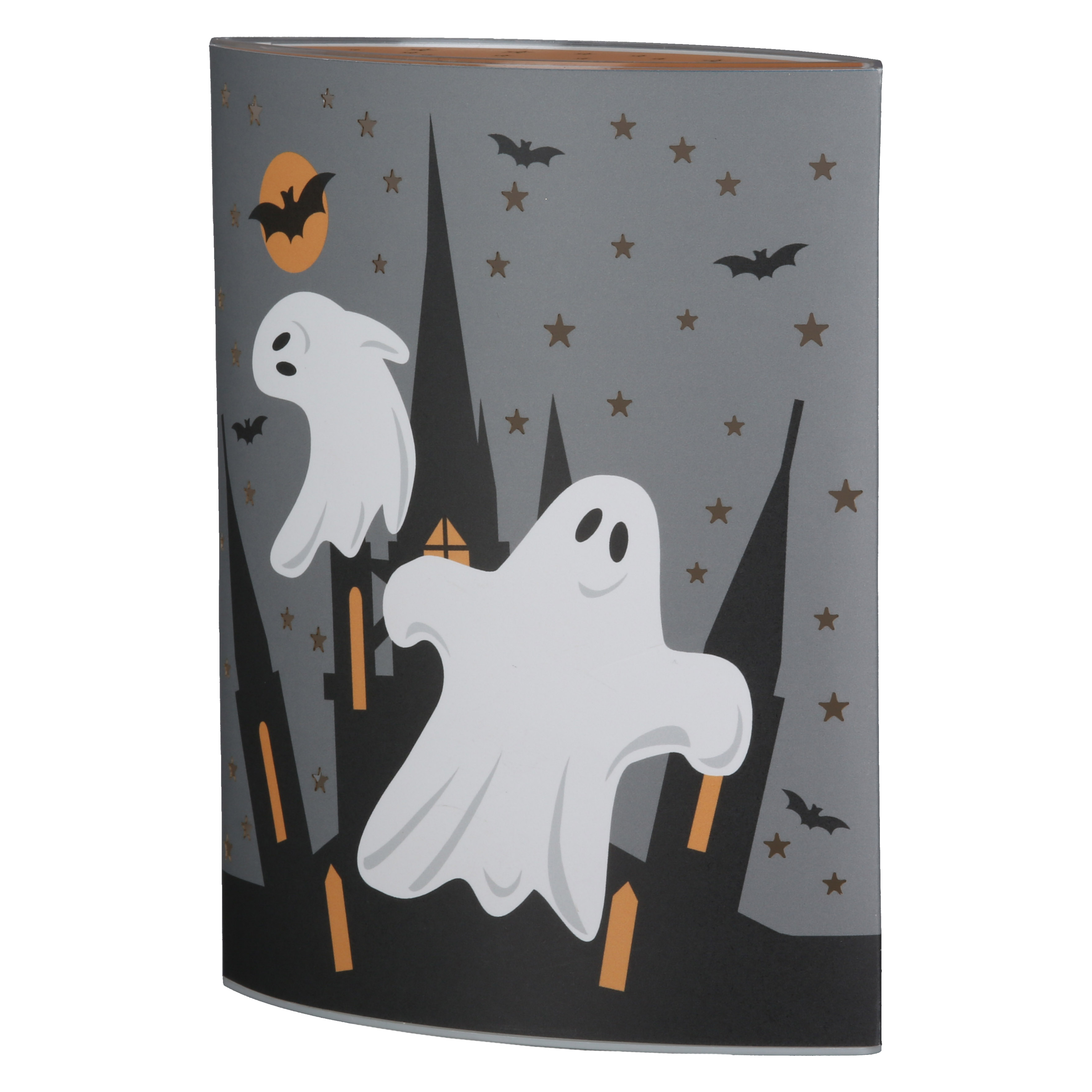 Dekoleuchte Halloween LED Papier Geisterkostüm, Halloween, Spukszene, Burgnächte, Geist