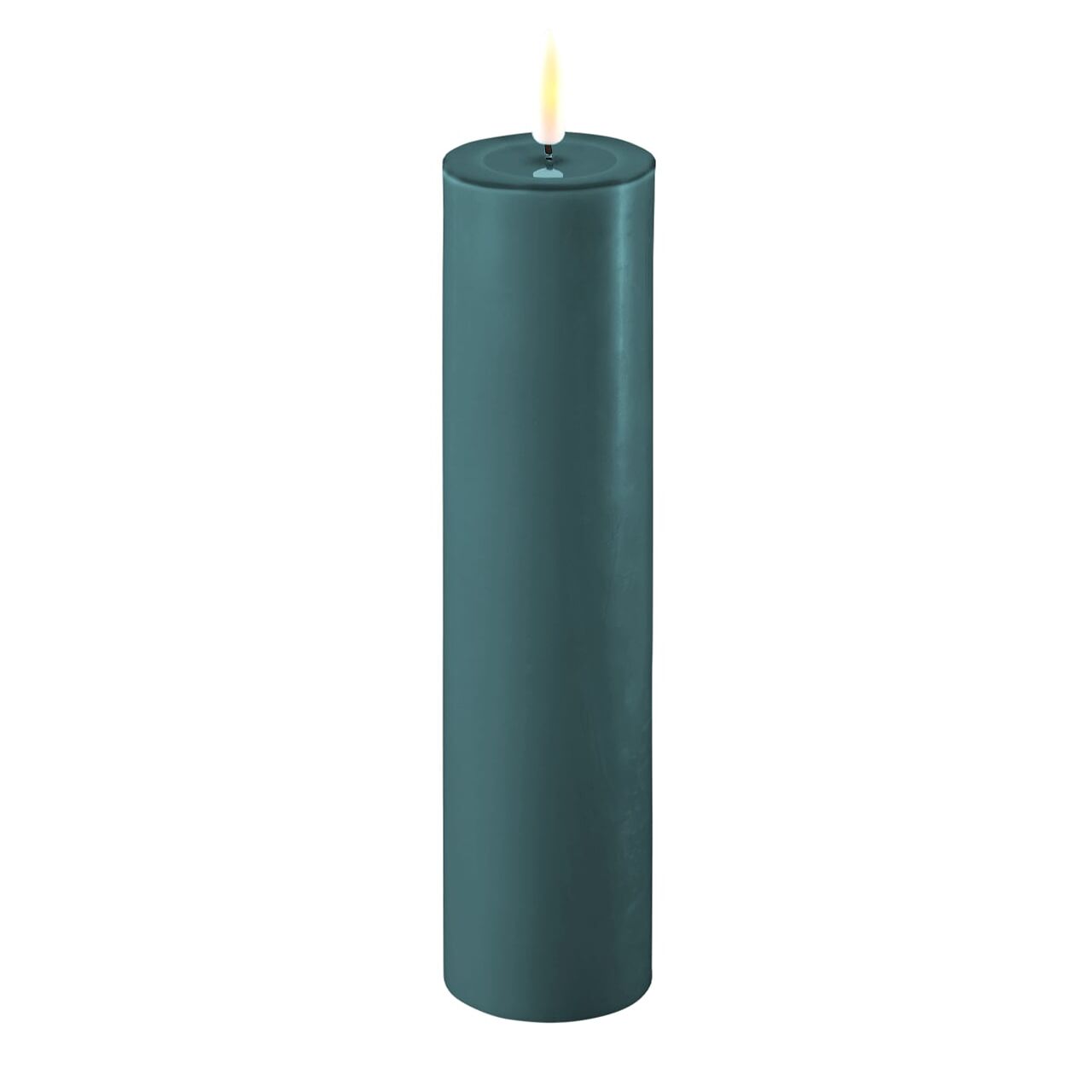 2021-RF-0336 Stumpenkerze LED jade 5 x 20cm