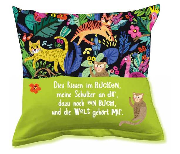 9031 Sofahelden Lesekissen Kids Dschungel