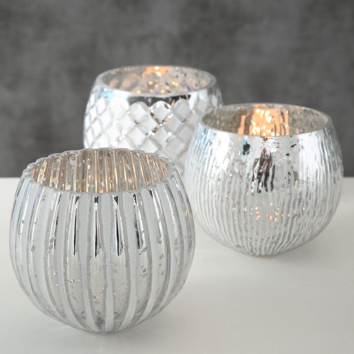 Windlicht Ainara silber Design 3