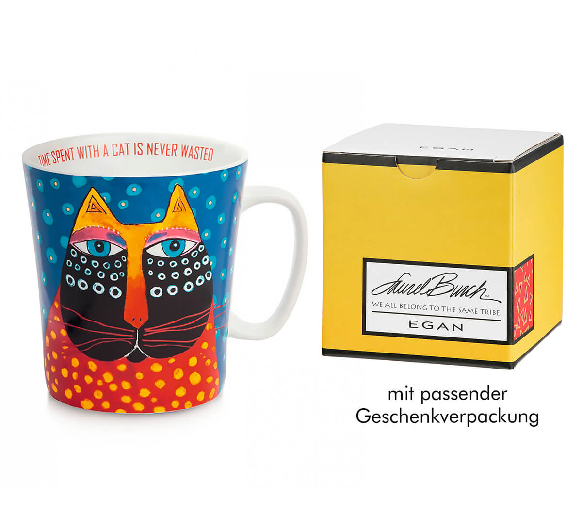 Tasse Fantastic Felines - Time Spent With A Cat Is Never Wasted Tasse Fantastic Felines - Time Spent With A Cat Is Never Wasted