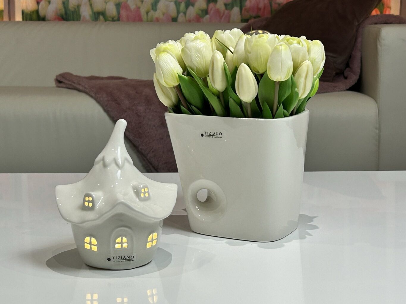 Lichthaus Bobelli 18cm LED cremeweiß