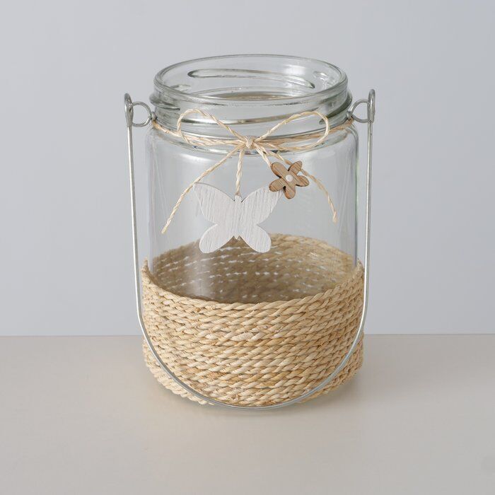 Windlicht Weavy Schmetterling 11cm