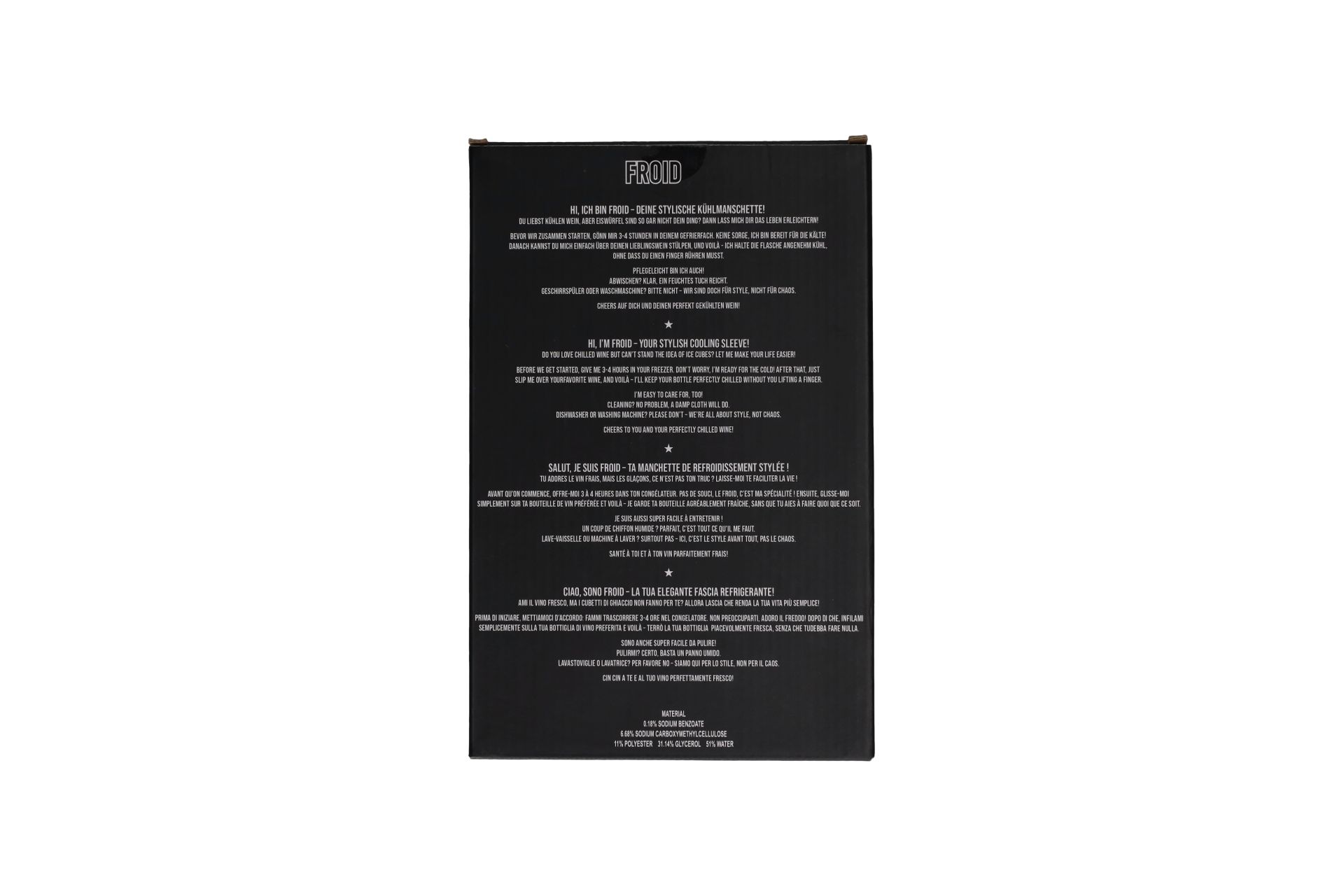 Froid Kühlmanschette Weinflasche