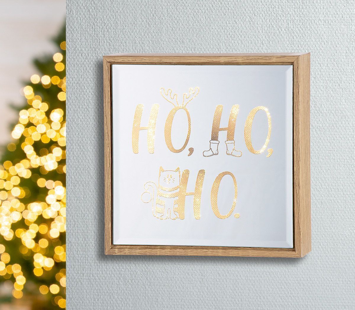 21620_4_9 LED Leuchte Spiegelbox Ho Ho Ho