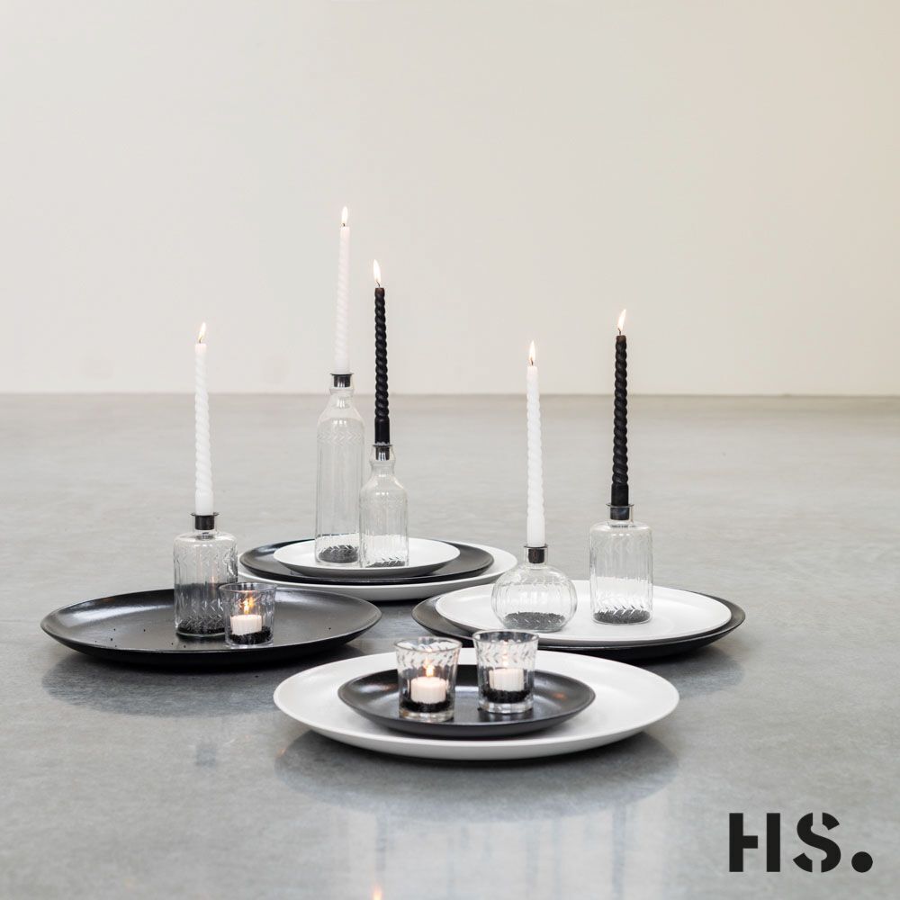 Dekoteller schwarz S