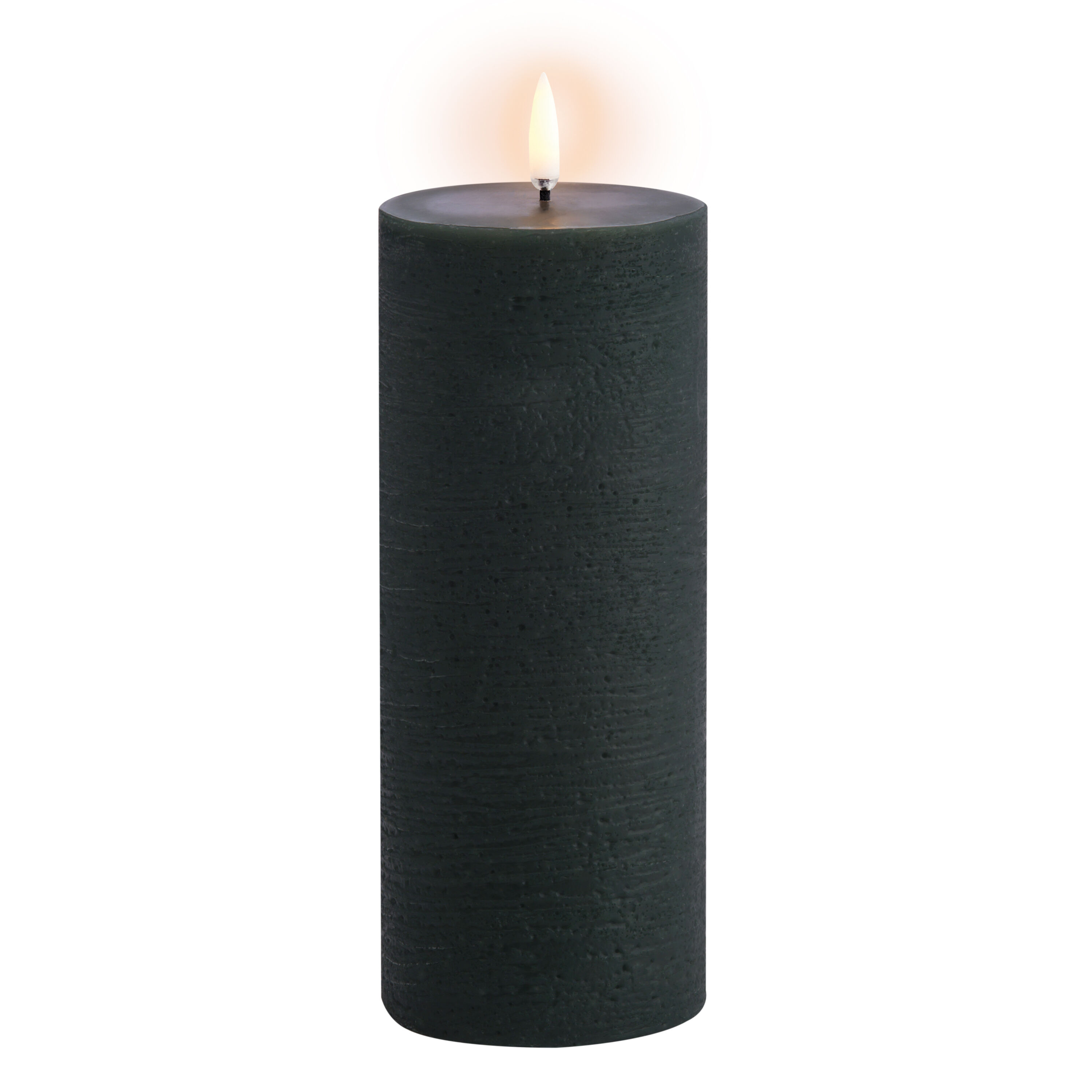 Uyuni-UL-PI-PG-C78020-Coloured-Pillar-Candles-large Uyuni LED Stumpenkerze 7,8x20cm rustic pine green