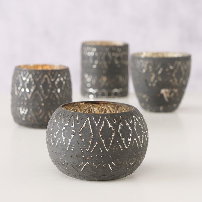 Windlicht Laya schwarz Variante 3