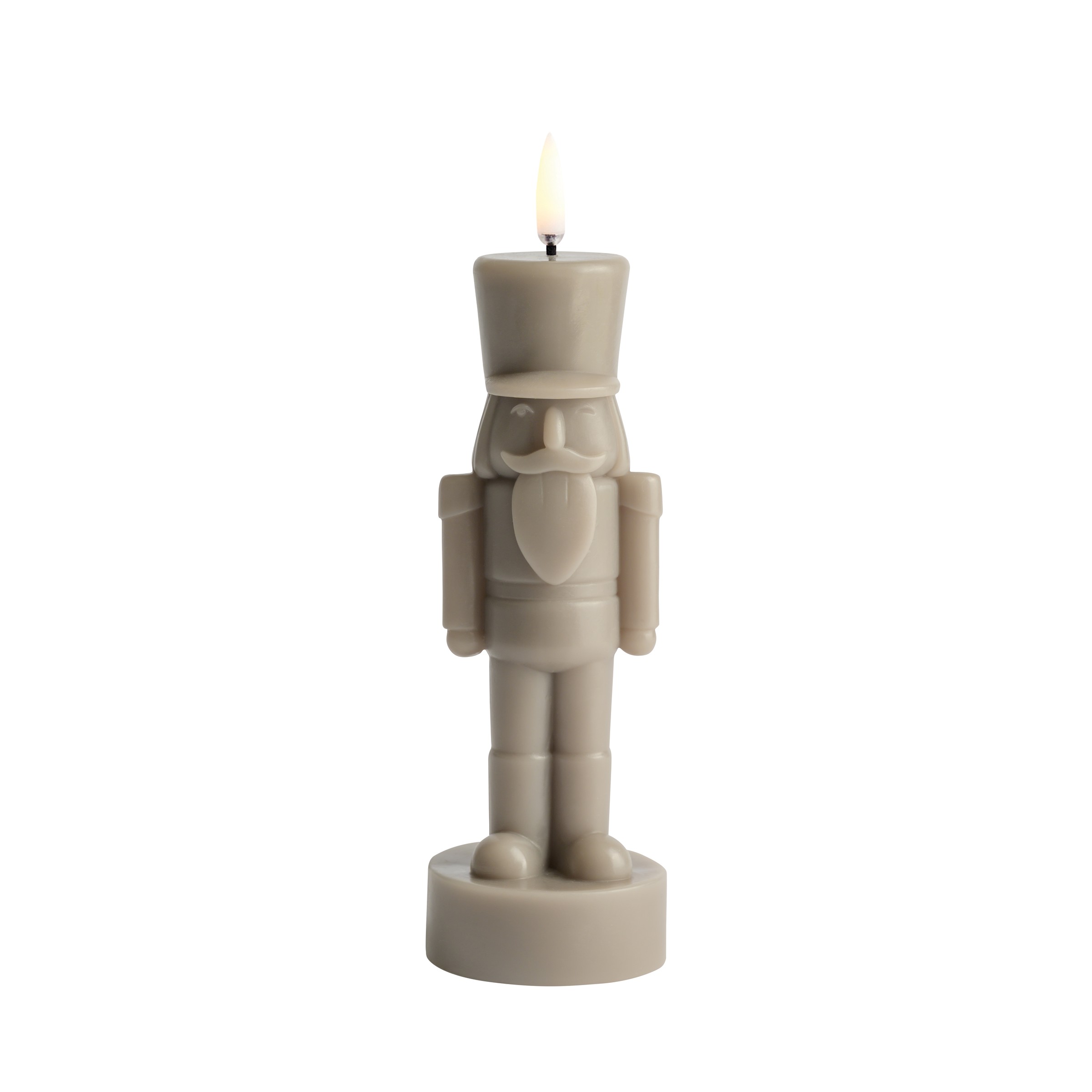 Uyuni LED Kerze Nutcracker sandstone 7x21cm Uyuni LED Kerze Nutcracker sandstone 7x21cm