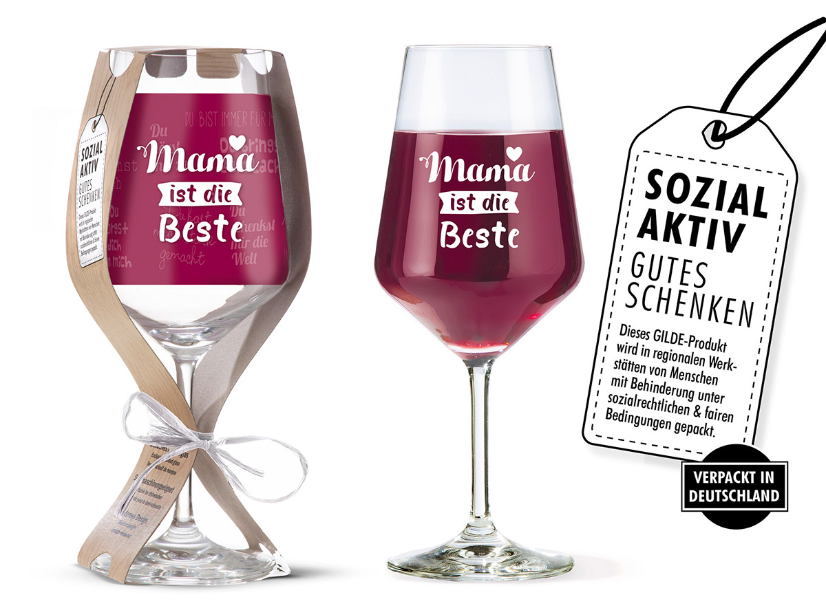 Weinglas "Mama"