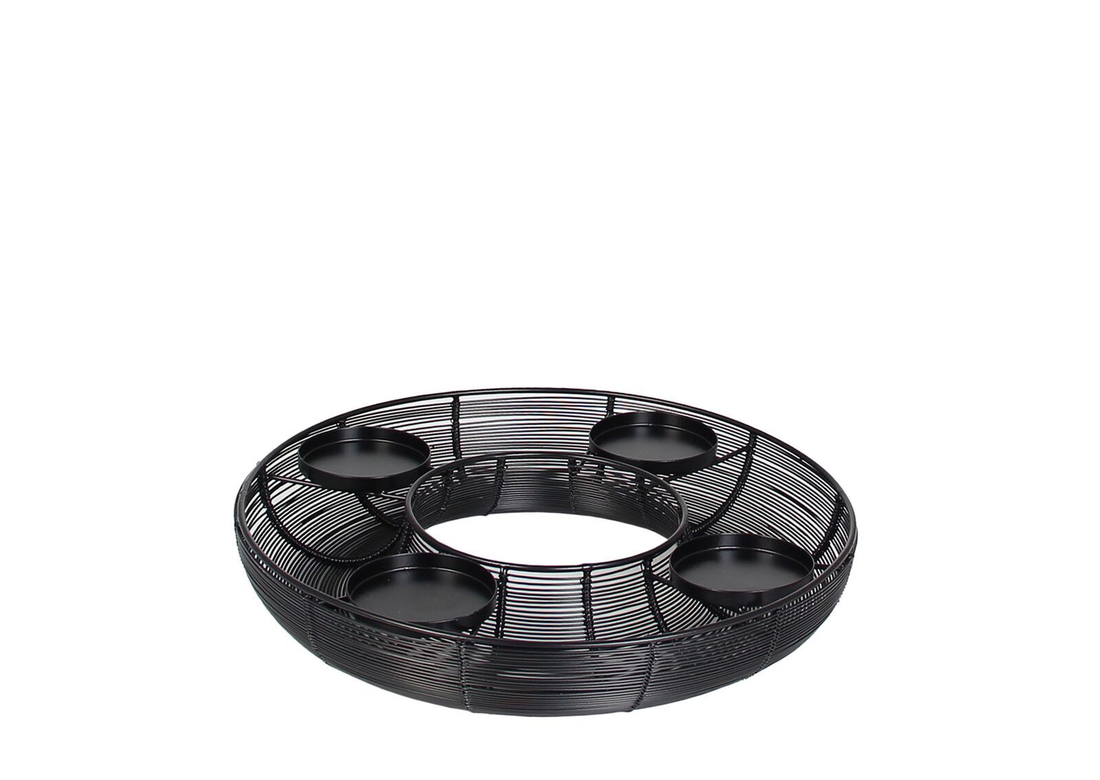 1120006313 Kranz Brova schwarz 38cm