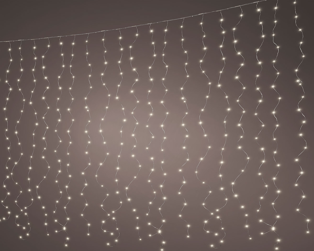 Lichterketten, Weihnachtsbeleuchtung, Girlande, String-Lichter, Warmweiß