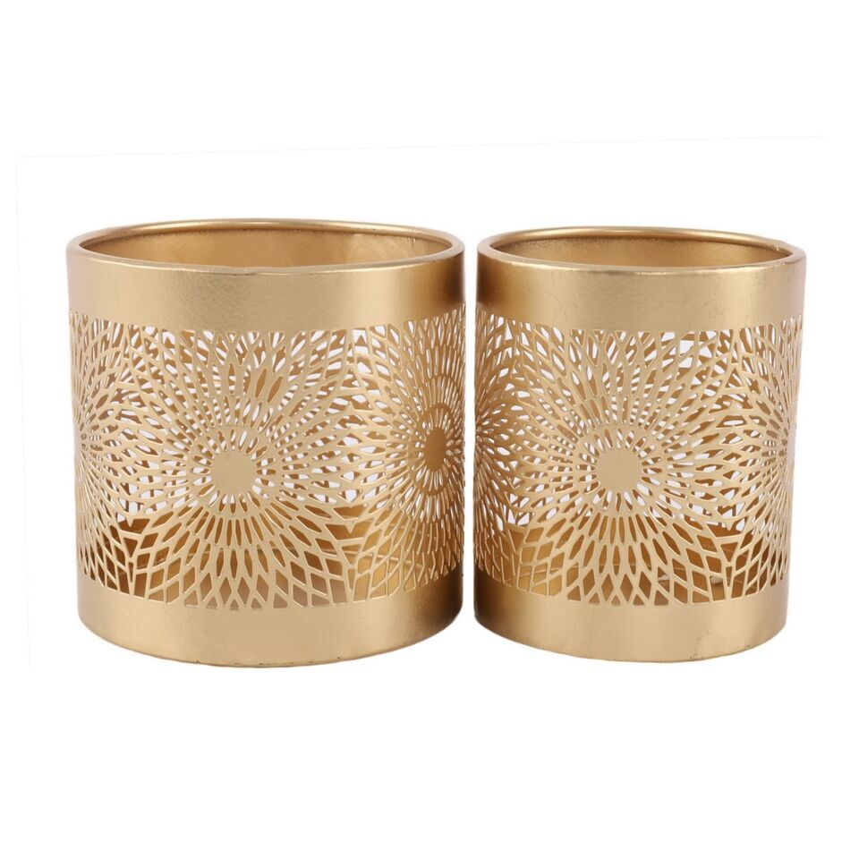 i-9ZJ5CvN-X2 Windlicht Set Oyolo gold 10cm 2 Stück