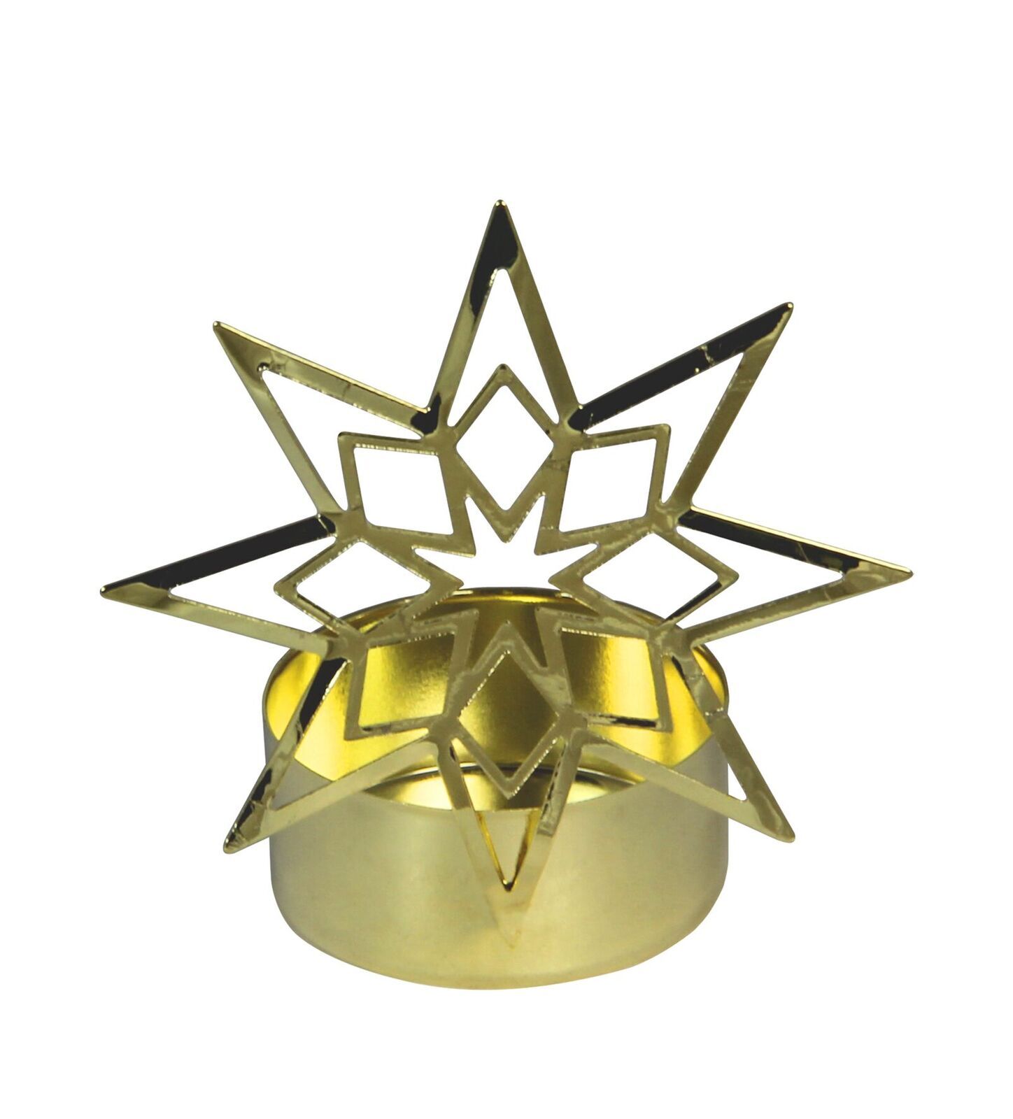 809026638 Teelichthalter Vano Rautenstern gold