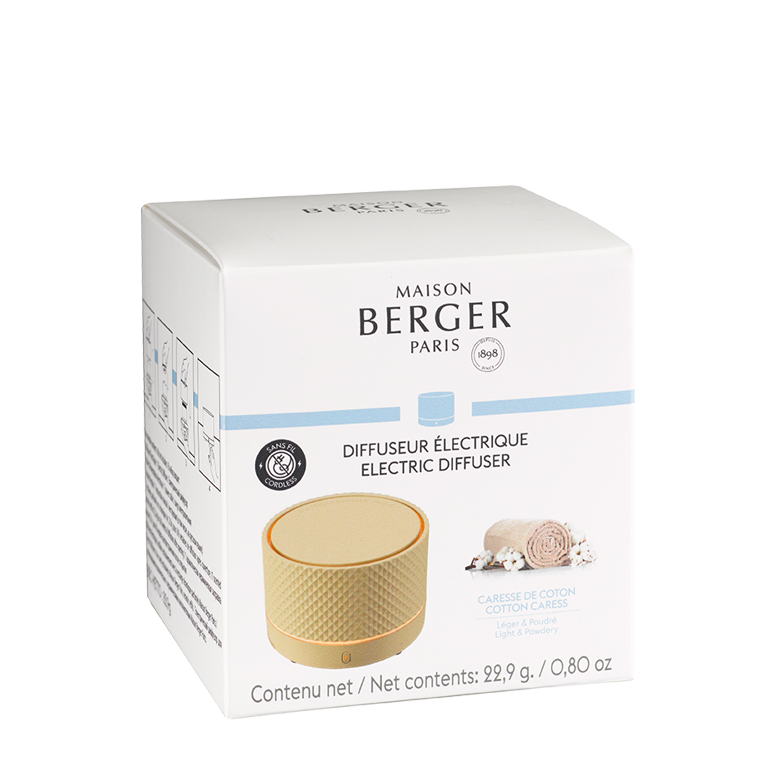 Nomade Tragbarer Duftdiffuser Sable - Zarte Baumwollblüte