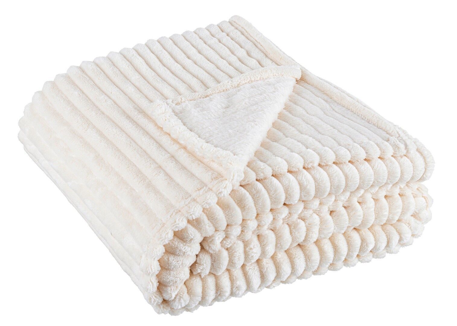 Kuscheldecke Rachele elfenbein 150x200