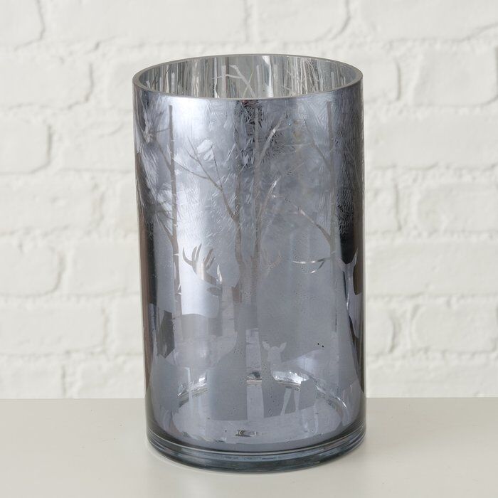 Windlicht Winta 20cm dunkelblau