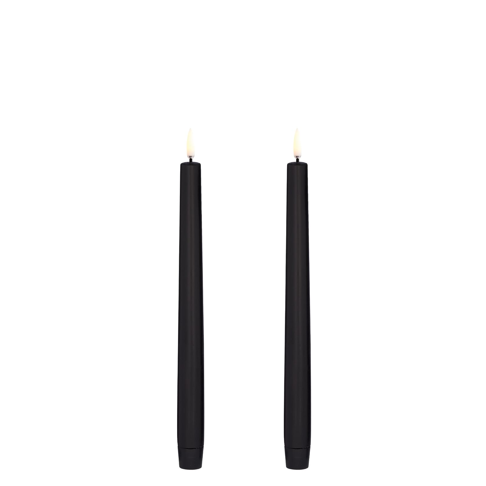 UL-TA-PB02325-2 Uyuni LED Tafelkerze 25cm Black 2 Stück