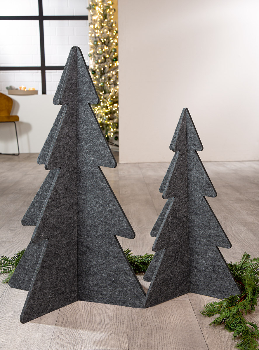 Christbaum, Kiefern, Filz, Deko, Weihnachten
