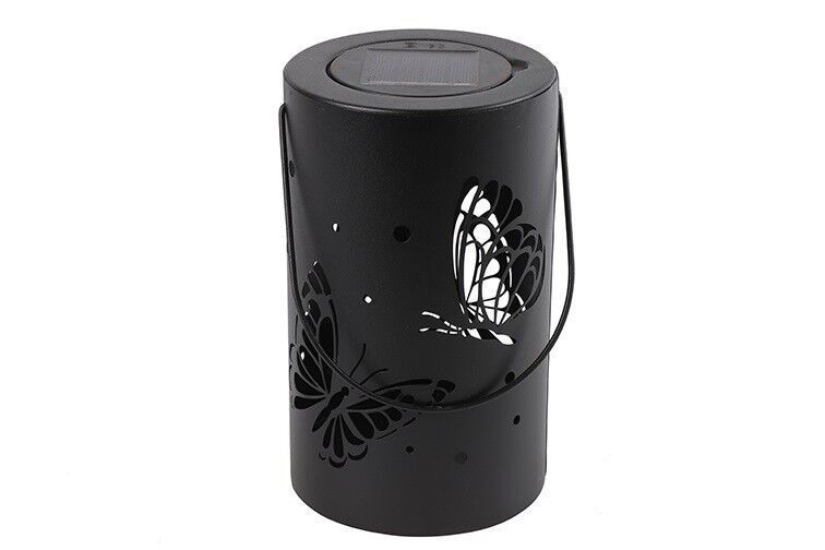 Solar Laterne Alayne LED schwarz