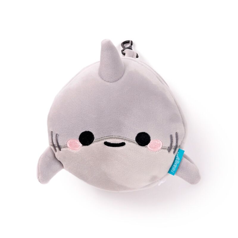 Relaxeazzz Adoramals Archie the Shark Hai Plüsch Reisekissen & Schlafmaske Relaxeazzz Adoramals Archie the Shark Hai Plüsch Reisekissen & Schlafmaske
