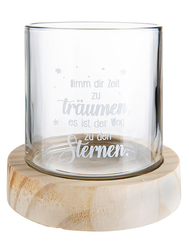 windlichttraumen Windlicht Weisheit 11,5cm Variante 2