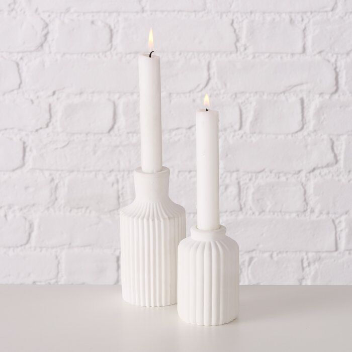 Detailbild-U3INjgMV-large Kerzenleuchter Jynga 14cm weiß