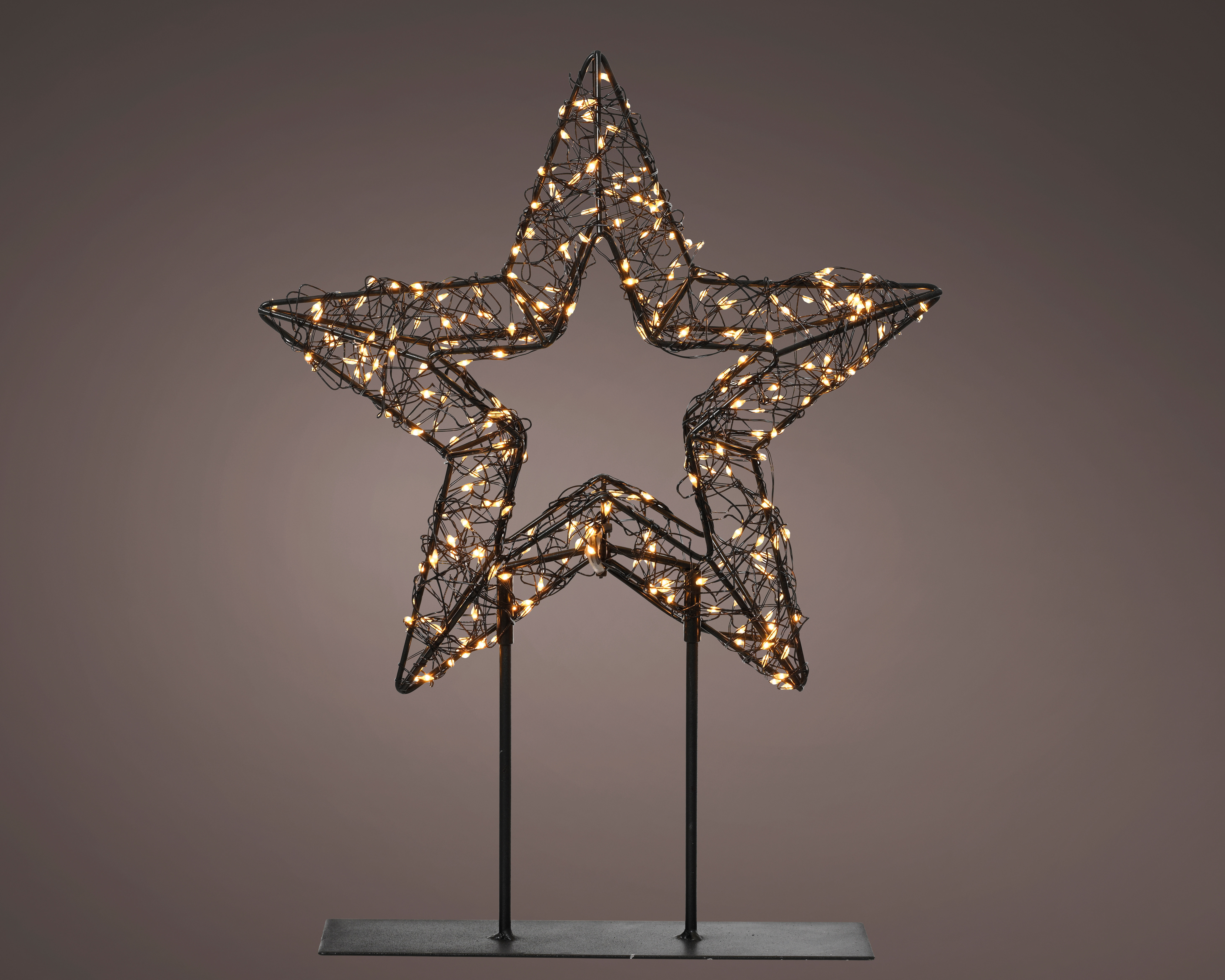 Dekoobjekt Stern LED 40cm 300LED Sternsymbol, Symbol, Kronleuchter, Lampe