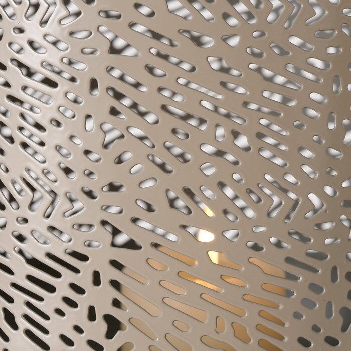 Windlicht Minello 28cm beige